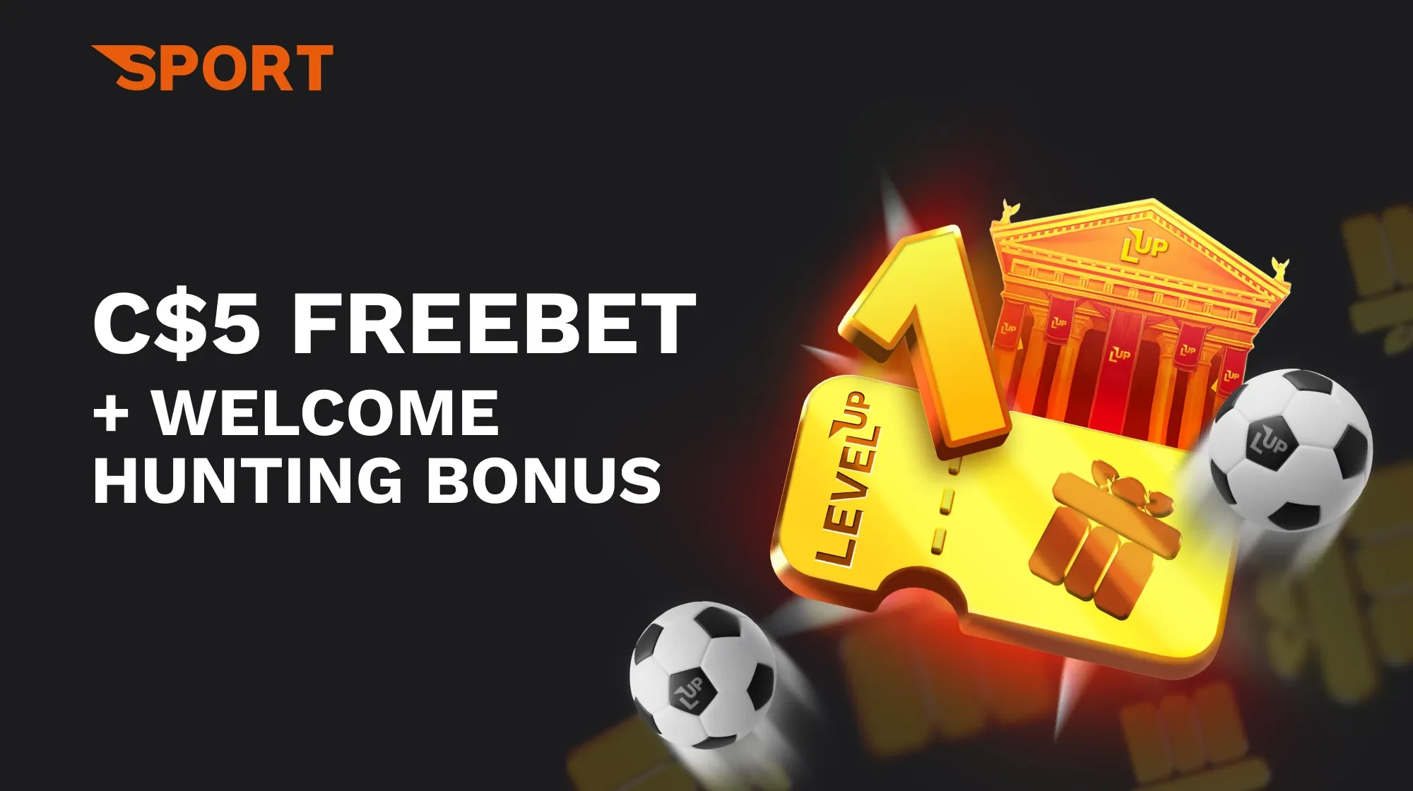 LevelUp Casino First sports deposit bonus
