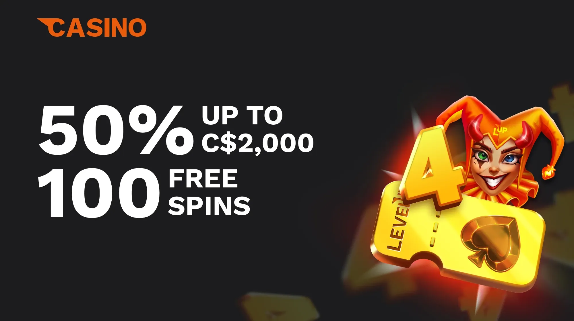 LevelUp Casino Fourth deposit bonus